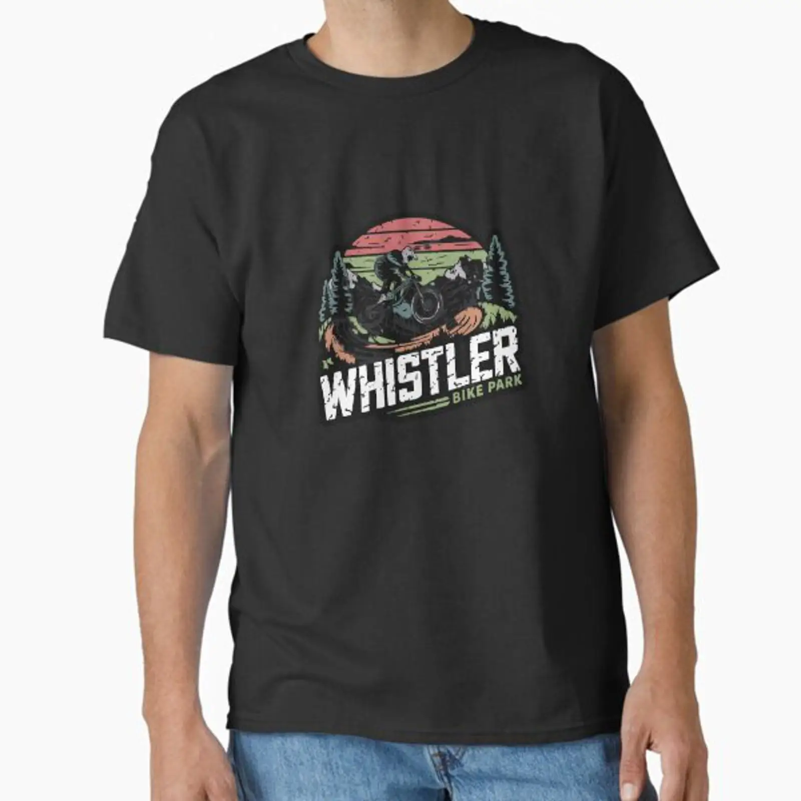 Mountain Biking Whistler - T-shirt classique vintage Whistler Bike Park