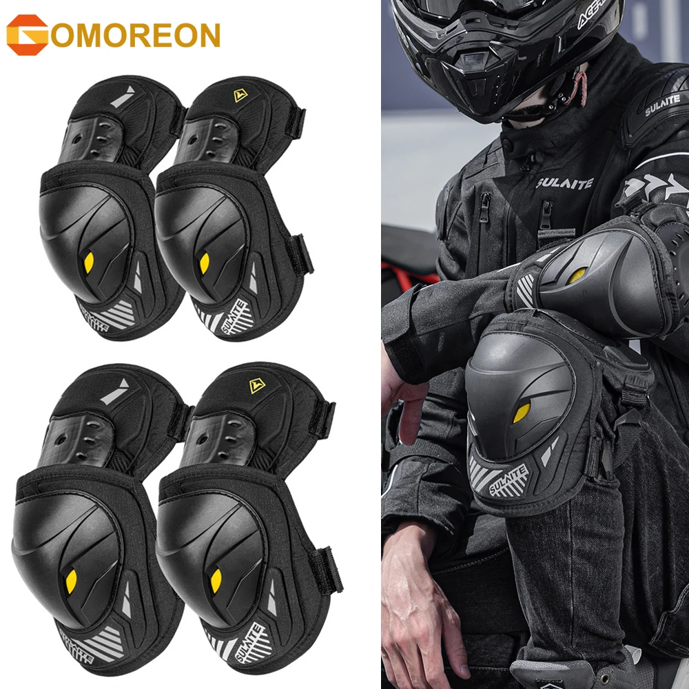 Mountain Biking Elbow Pads - GOMOREON 1 paire de protections de
