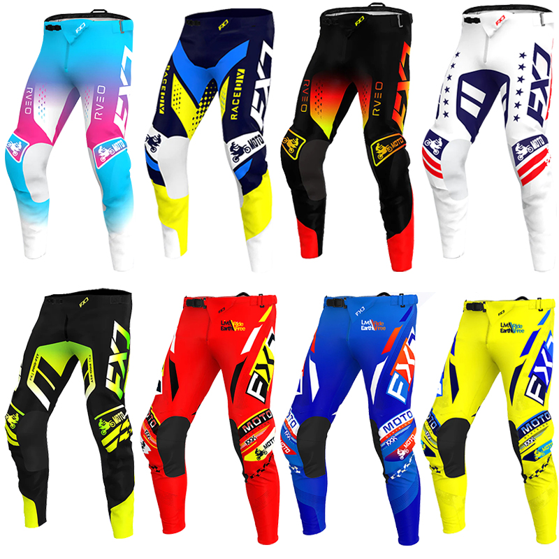 Mountain Biking Games - Pantalons de motocross pour enfants, adolescents