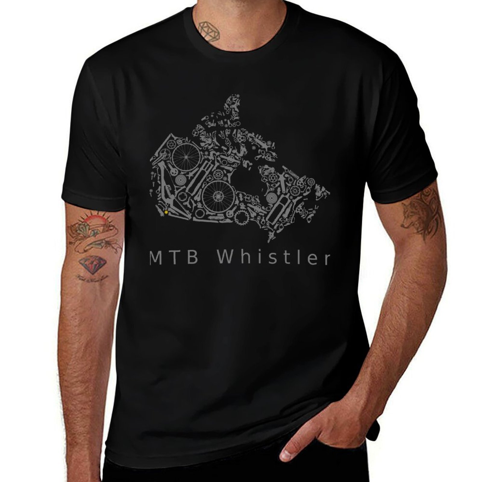 Mountain Biking Whistler - CANADA - MTB Whistler, T-shirt de