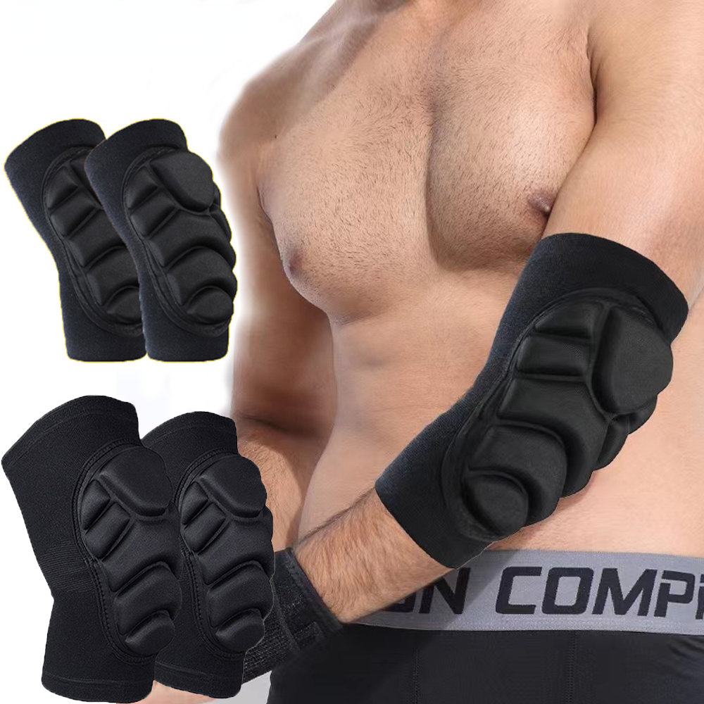 Mountain Biking Elbow Pads - Genouillères respirantes pour VTT, 1 paire,