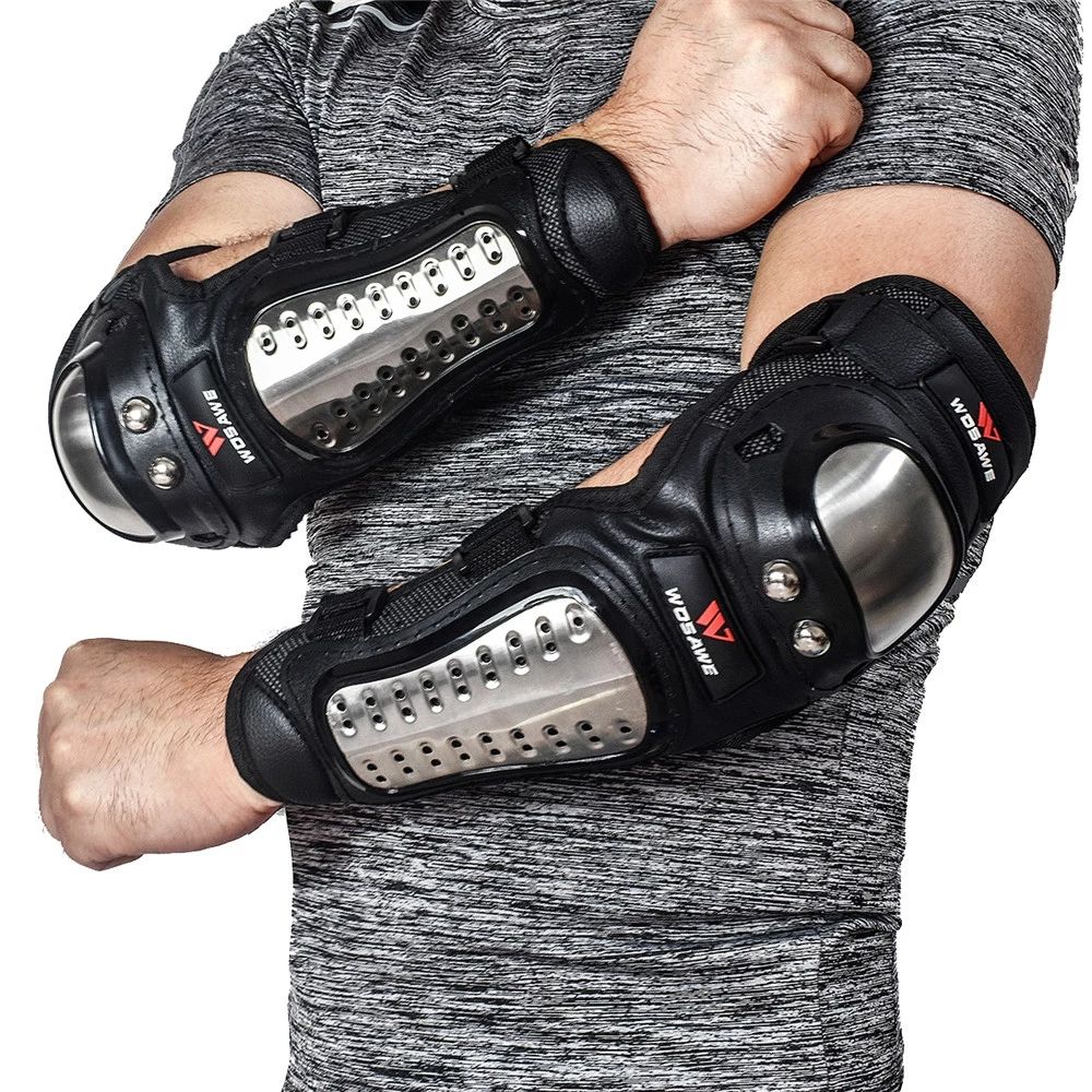 Mountain Biking Elbow Pads - Genouillères de Protection pour Moto, Motocross,