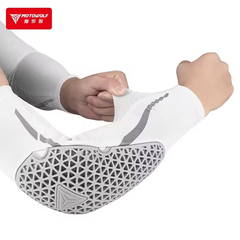 Mountain Biking Elbow Pads - Protège-coudes de moto respirants et élastiques