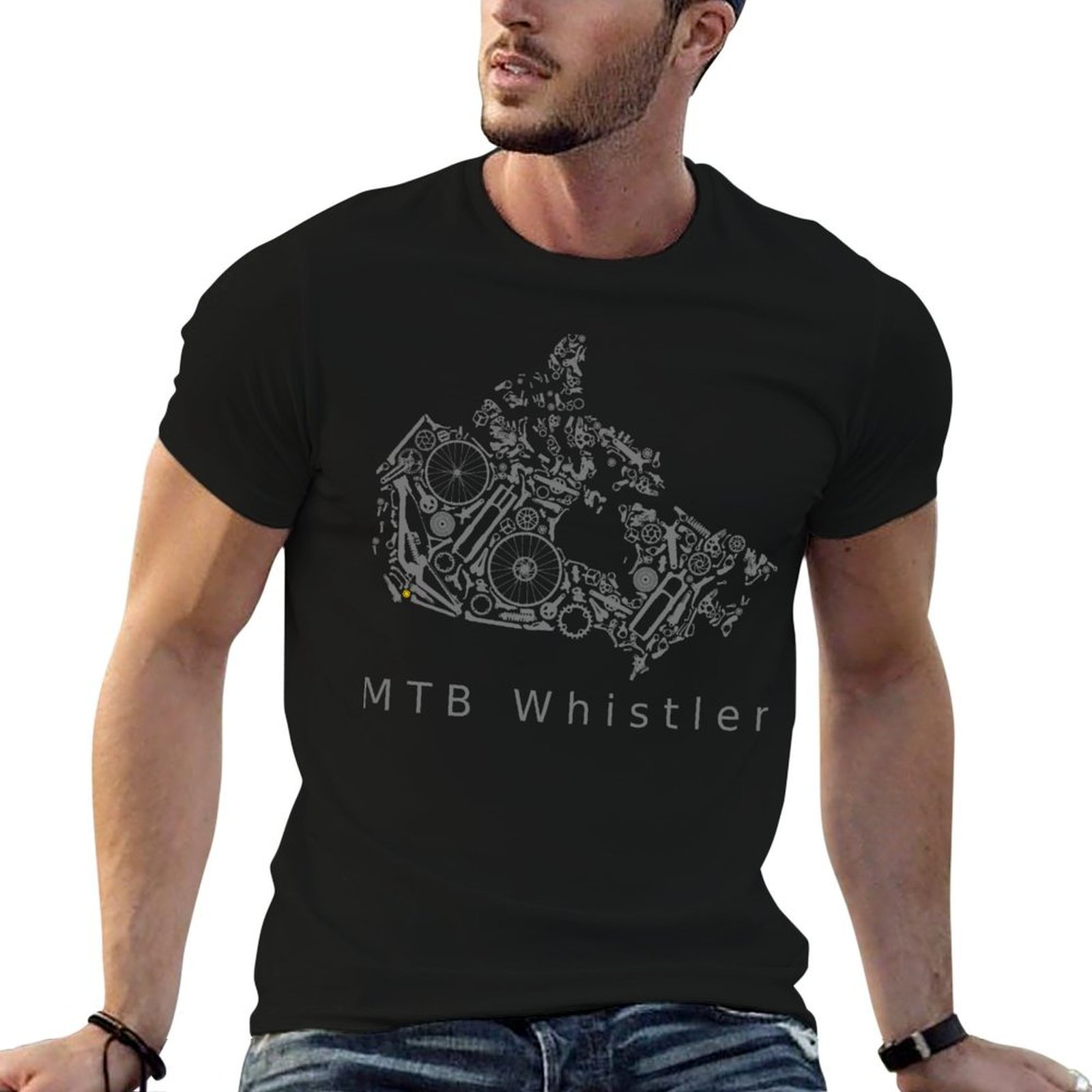 Mountain Biking Whistler - CANADA - MTB Whistler, t-shirt de