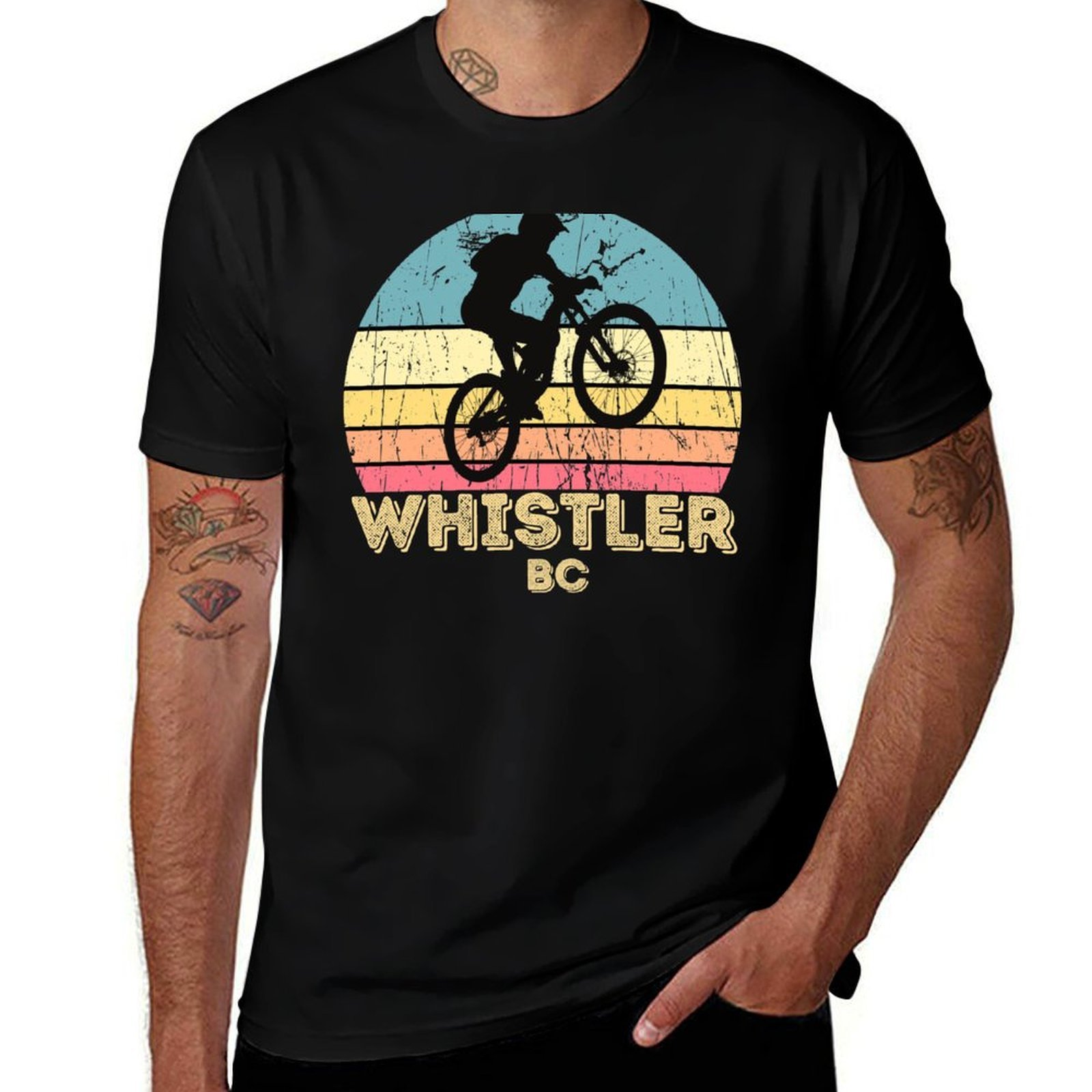 T-shirt de vélo de montagne Wh - Mountain Biking Whistler avis et prix