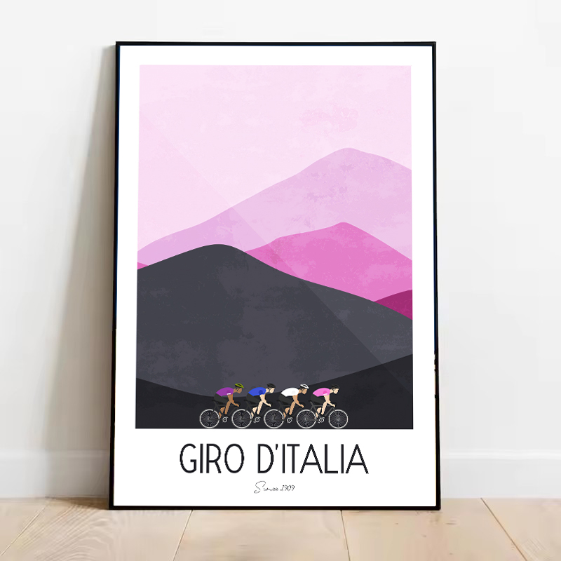 Affiche de cyclisme en aquarel - Picture Of Mountain Biking avis et prix