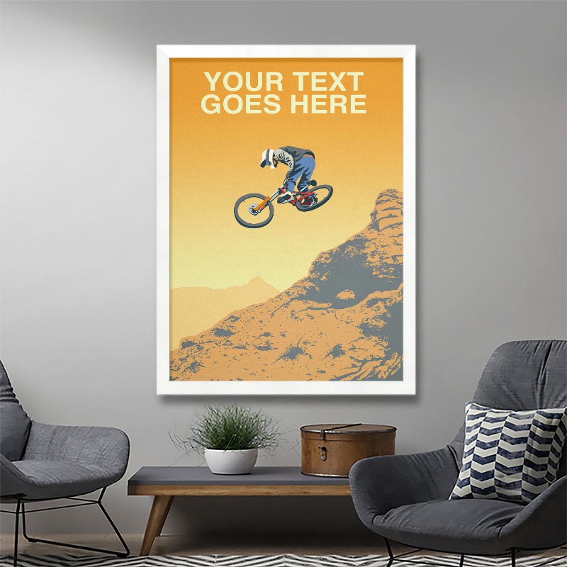 Affiche de piste de vélo de mo - Picture Of Mountain Biking avis et prix