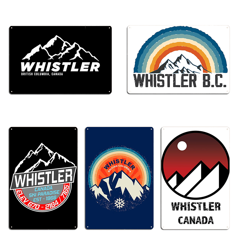 Retro Ski Whistler B.C Canada  - Mountain Biking Whistler avis et prix