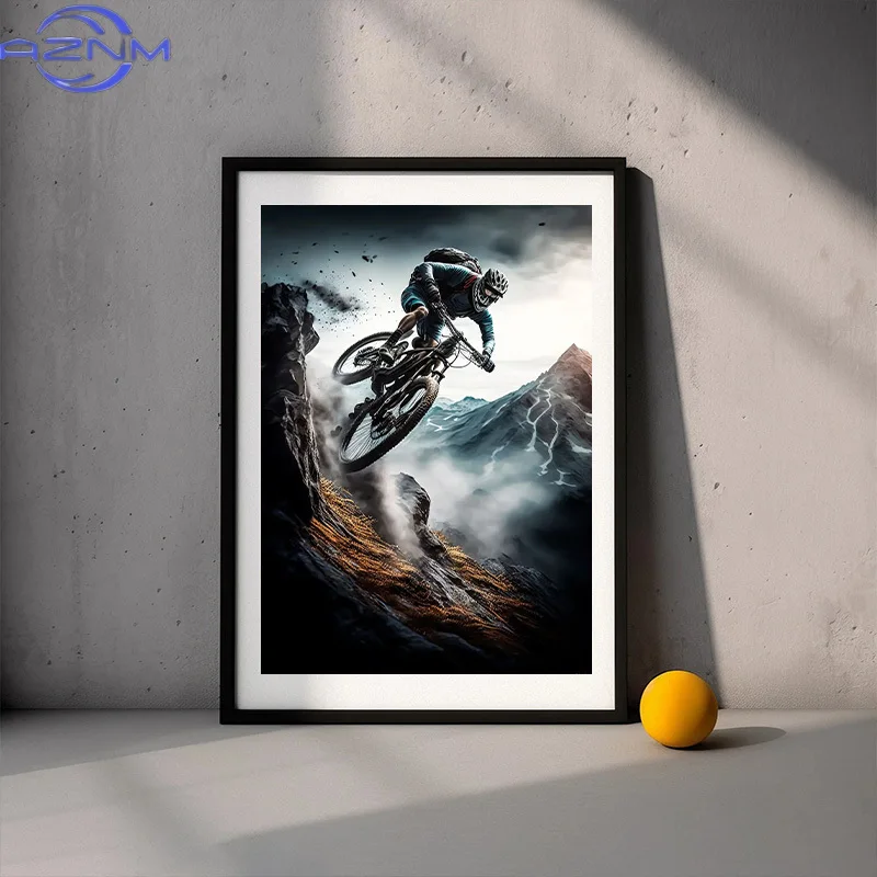 Affiches et impressions modern - Picture Of Mountain Biking avis et prix