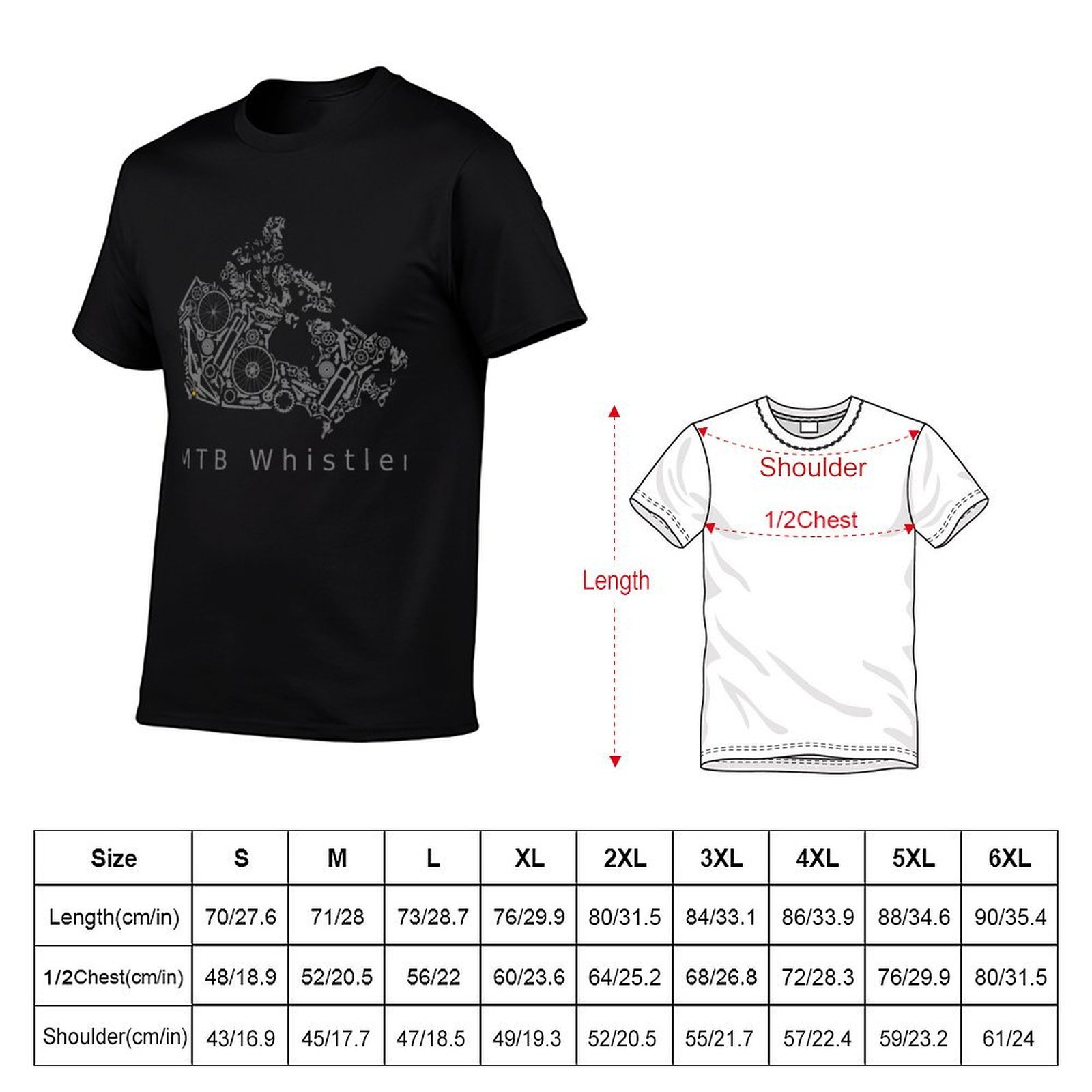 CANADA - MTB Whistler, t-shirt - Mountain Biking Whistler avis et prix
