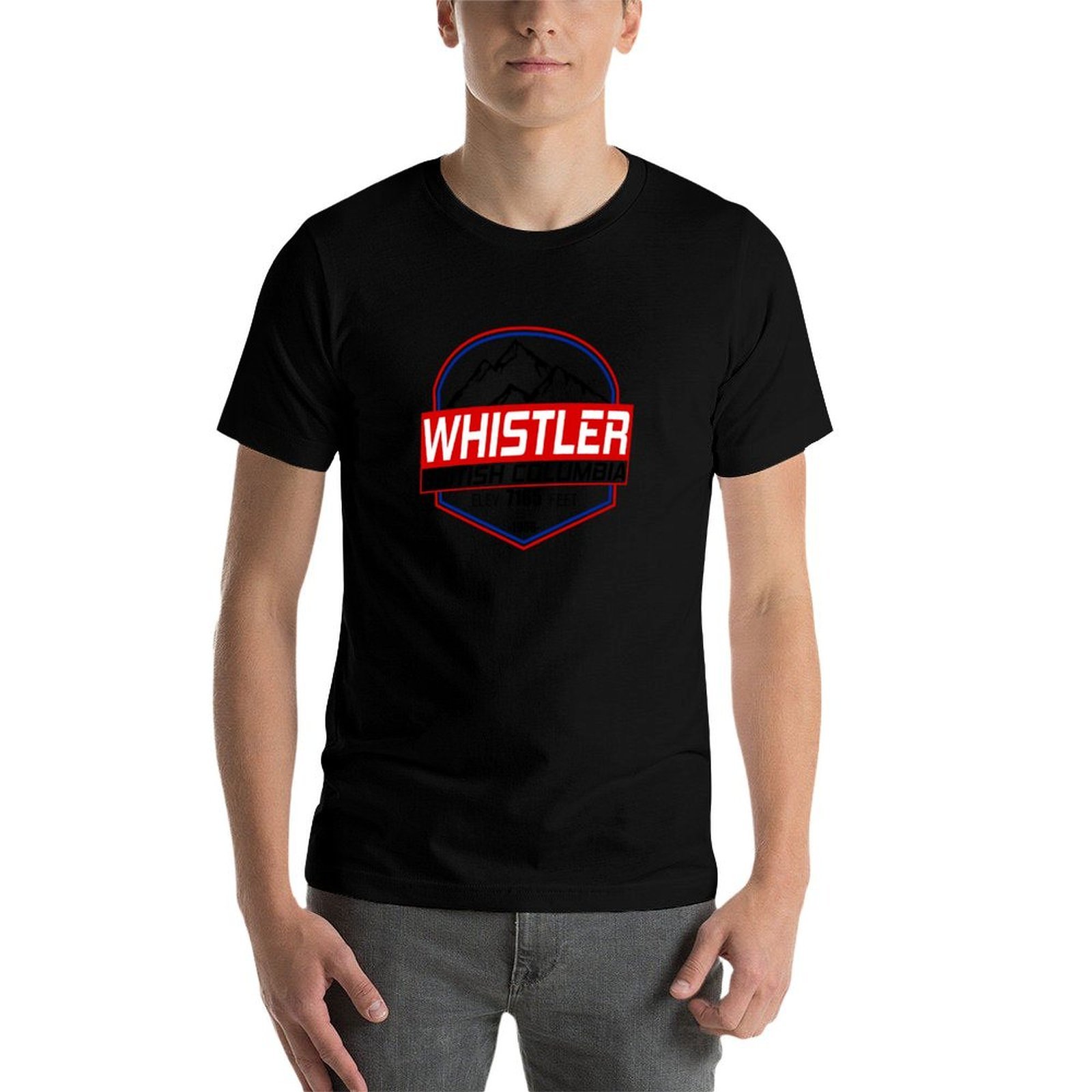 T-shirt Ski Whistler B.C Canad - Mountain Biking Whistler avis et prix